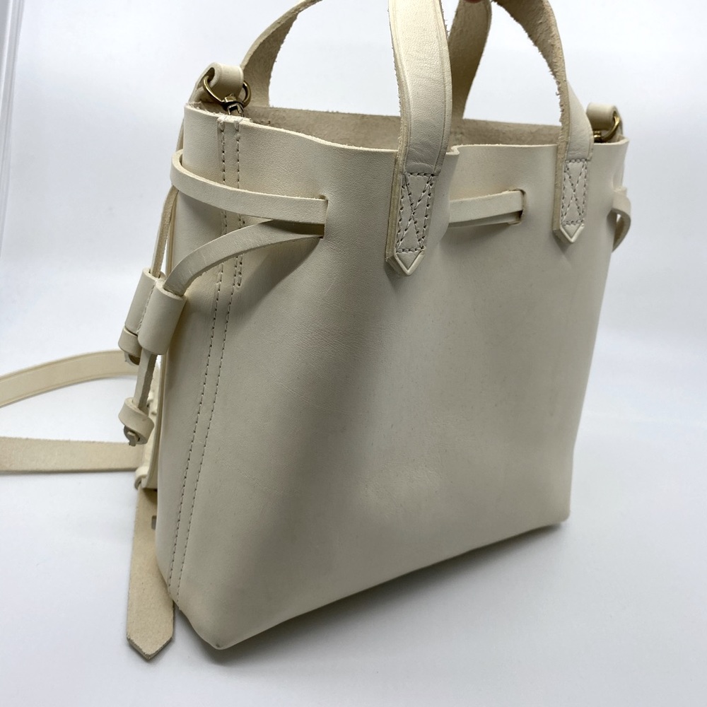 Madewell genuine leather off white cross body